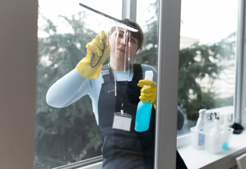 Nettoyage de vitres intérieures et extérieures à Uxeau